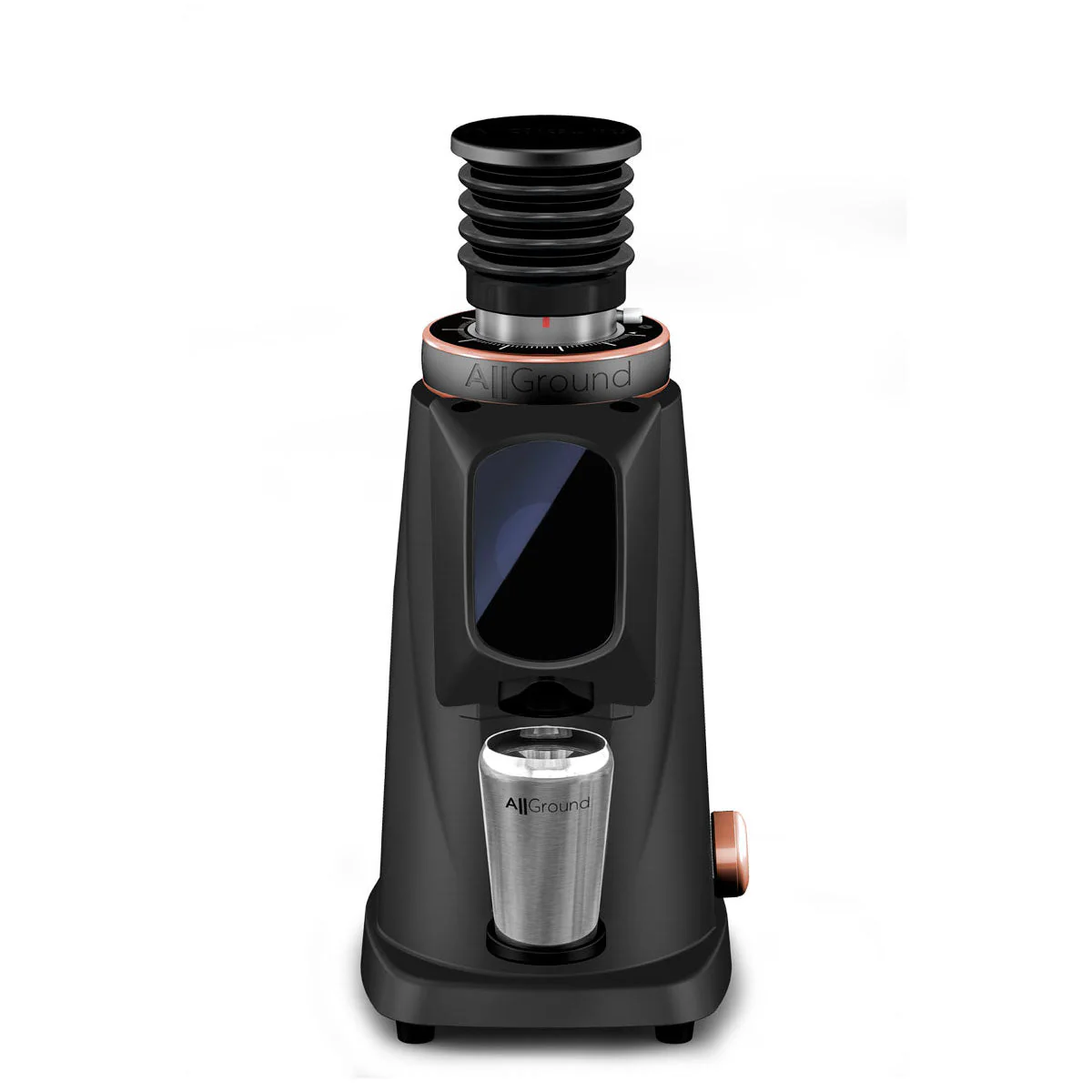 Fiorenzato AllGround ProBrew Filter Coffee Grinder - Black w/ Rose Gold