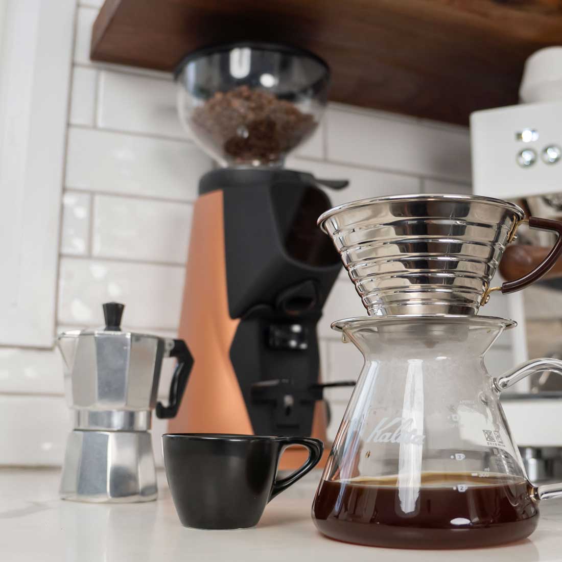 Fiorenzato AllGround Sense All Purpose Home Coffee Grinder - Bright Silver - Image 4