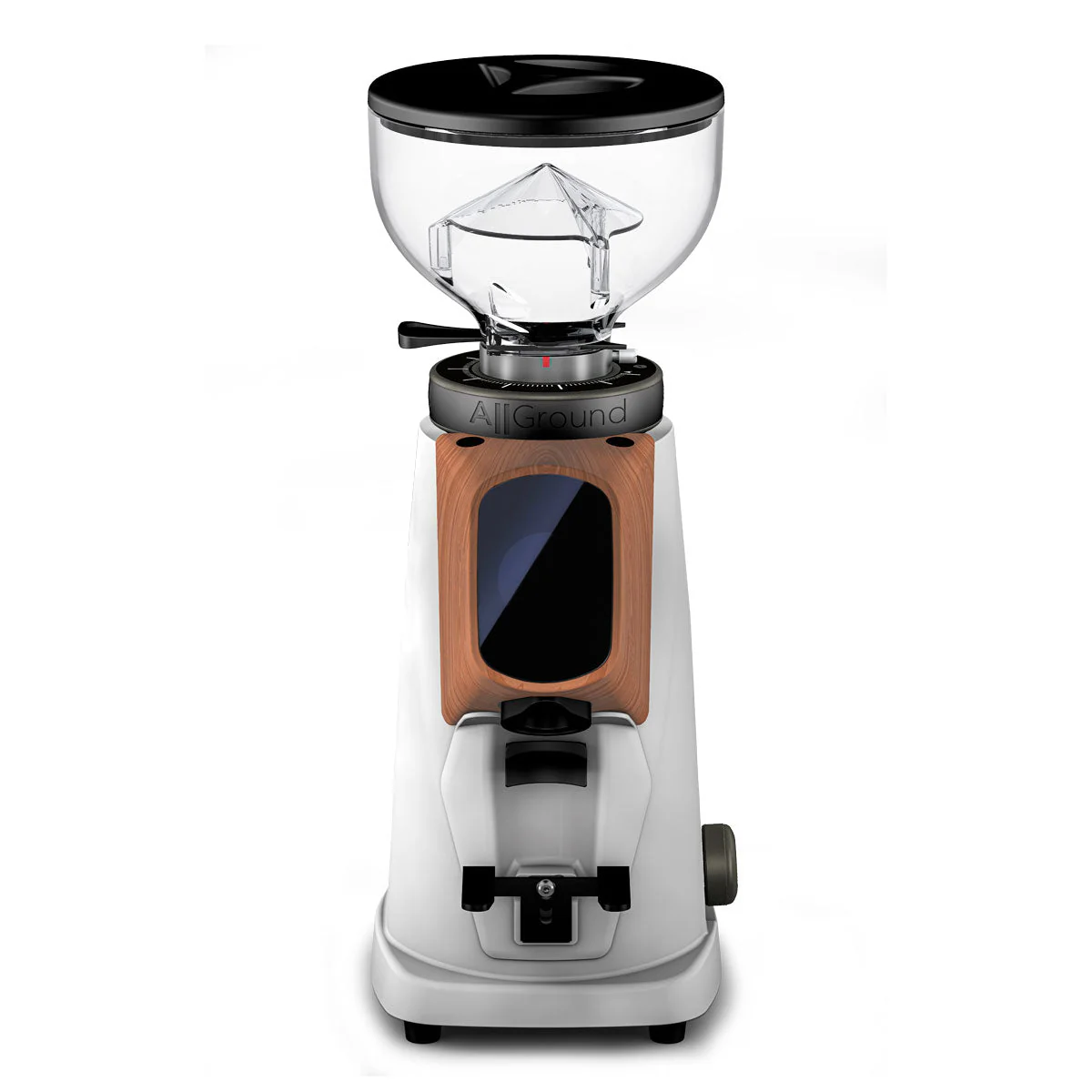 Fiorenzato AllGround Sense All Purpose Home Coffee Grinder - White w/ Wood