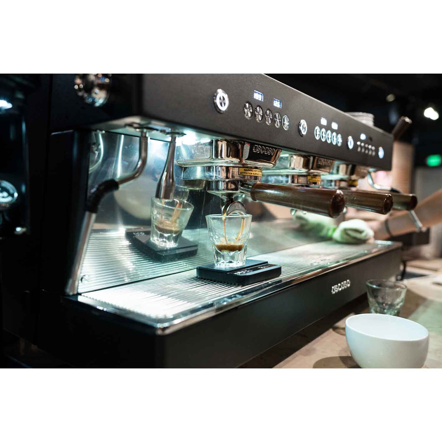Barista T Plus, Automatic 2 Group Espresso Machine, with Thermodynamic Technology (White) - Image 9