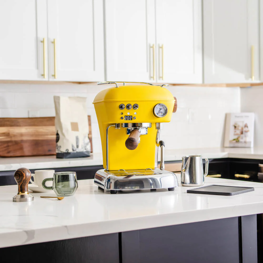 Refurbished Dream PID, Programmable Home Espresso Machine w/ Volumetric Controls, 120V (Sun Yellow) - Image 2